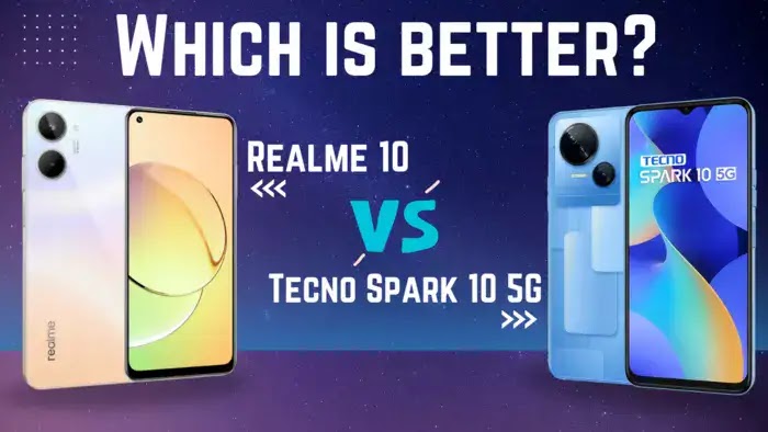 Tecno Spark 10 5G vs Realme 10