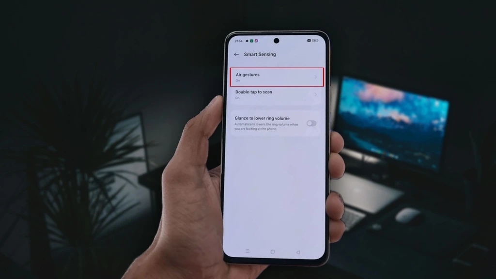 How To Enable Air Gestures in Realme